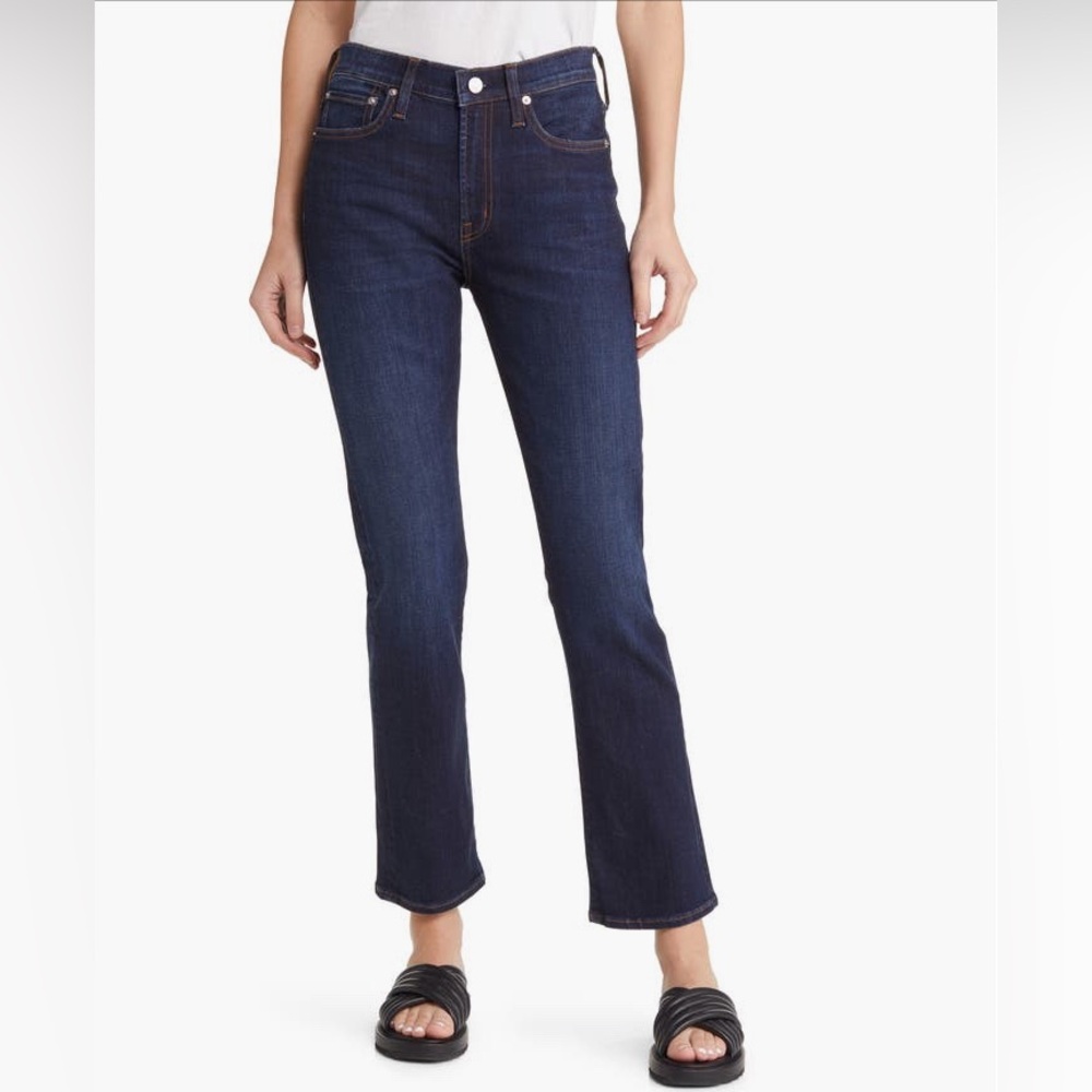 Edwin Mid-Rise Straight Leg Jeans